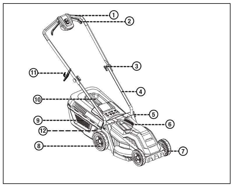 NAKAYAMA-EM3210-Electric-Lawn-Mower-FIG-1