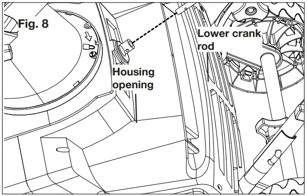 Chute Crank Assembly