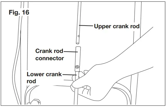 Chute Crank Assembly