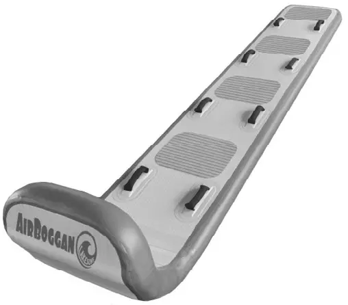 AIRBOGGAN Inflatable Toboggan Sled