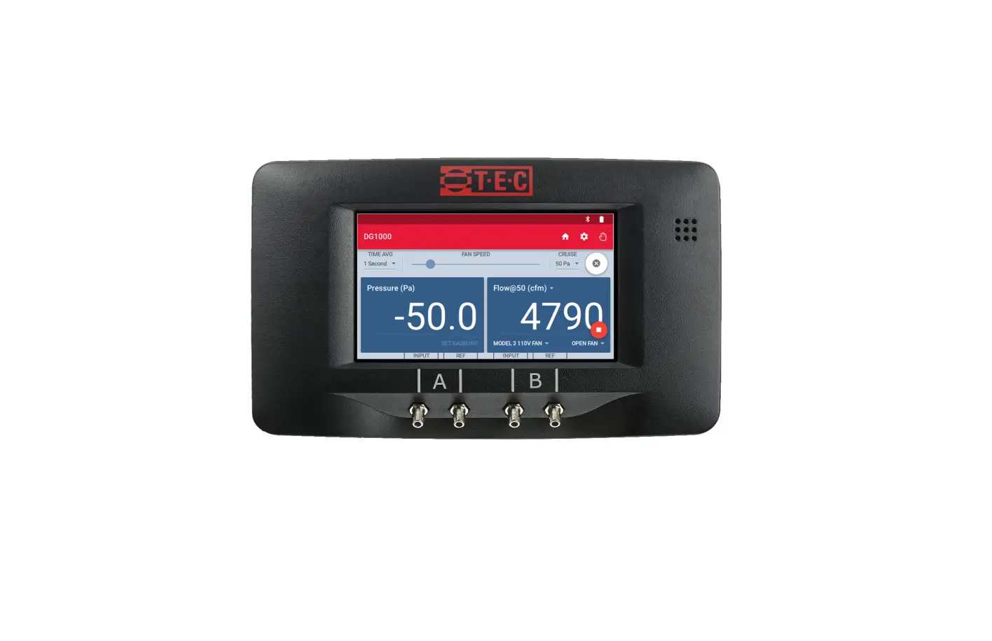 T E C Dg-1000 Pressure And Flow Gauge User Manual