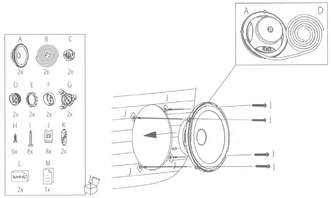 Infinity PRIMUS 603CF Speakers 3