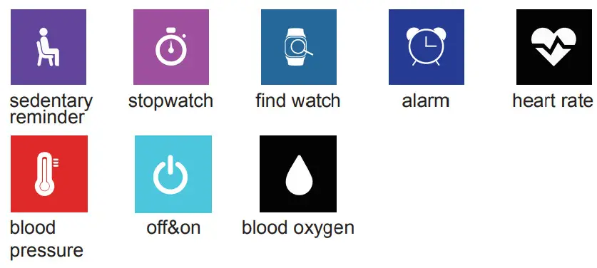 NOWLEY SMART 21-2036 Tempe II SmartWatch -Main functions2