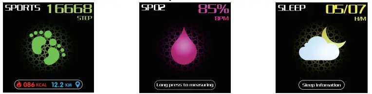 NOWLEY SMART 21-2036 Tempe II SmartWatch -Steps