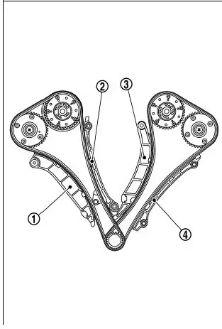 NISSAN VR30DDTT OEM Primary Timing Chain-13