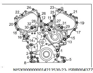 NISSAN VR30DDTT OEM Primary Timing Chain-32