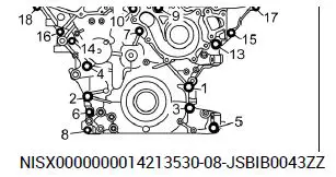NISSAN VR30DDTT OEM Primary Timing Chain-9