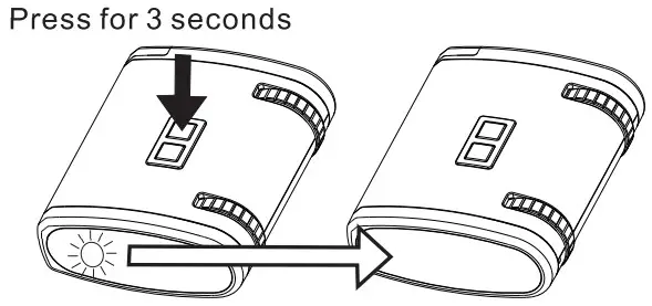 CARSON NV200 miniAura Digital Night - Switching Off
