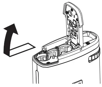CARSON NV200 miniAura Digital Night - compartment door