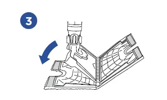 Gently press the Genius Mop Head