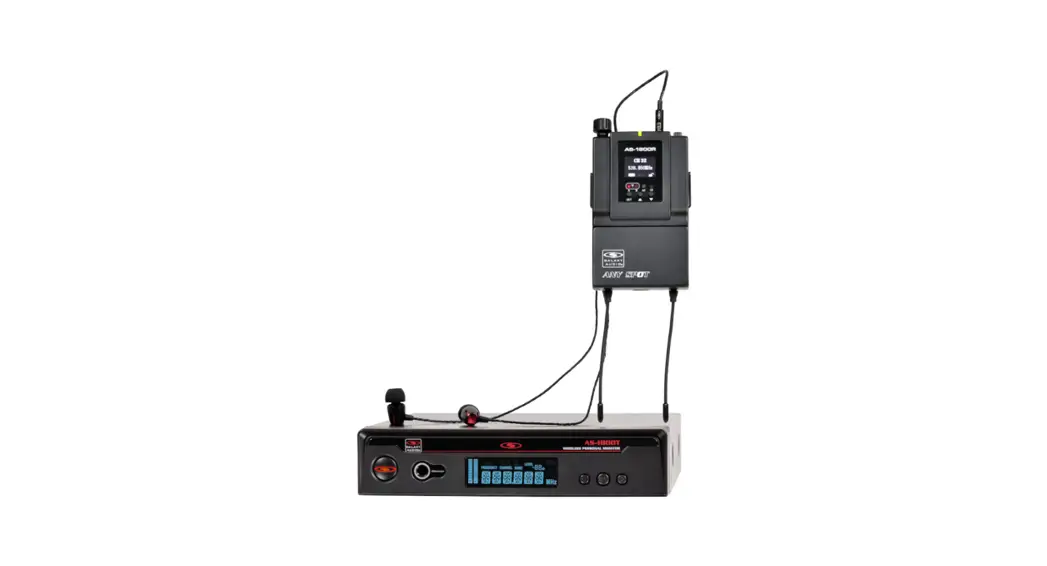 Galaxy Audio As-1800 Any Spot Wireless Personal Monitor User Manual