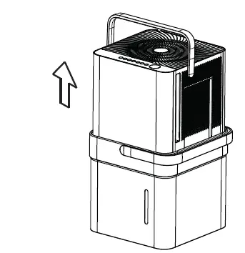 Midea MAD20S1QWT 20-Pint Smart WiFi Dehumidifier FIG 10