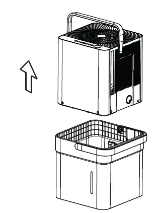 Midea MAD20S1QWT 20-Pint Smart WiFi Dehumidifier FIG 11