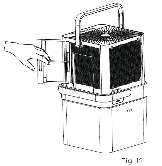 Midea MAD20S1QWT 20-Pint Smart WiFi Dehumidifier FIG 16