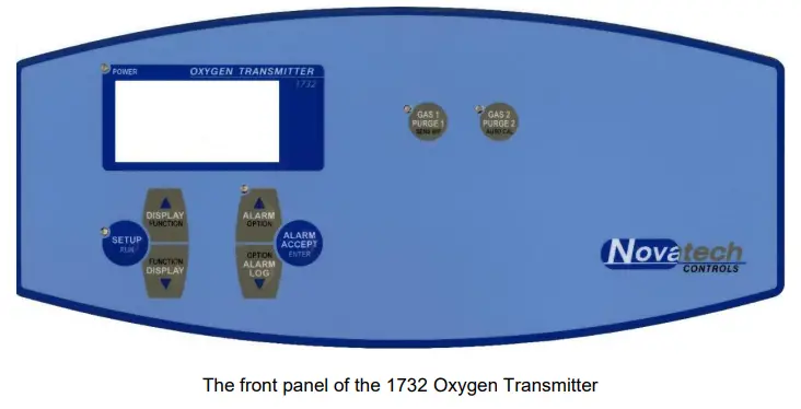 Novatech CONTROL 1732 Oxygen Transmitter-fig1