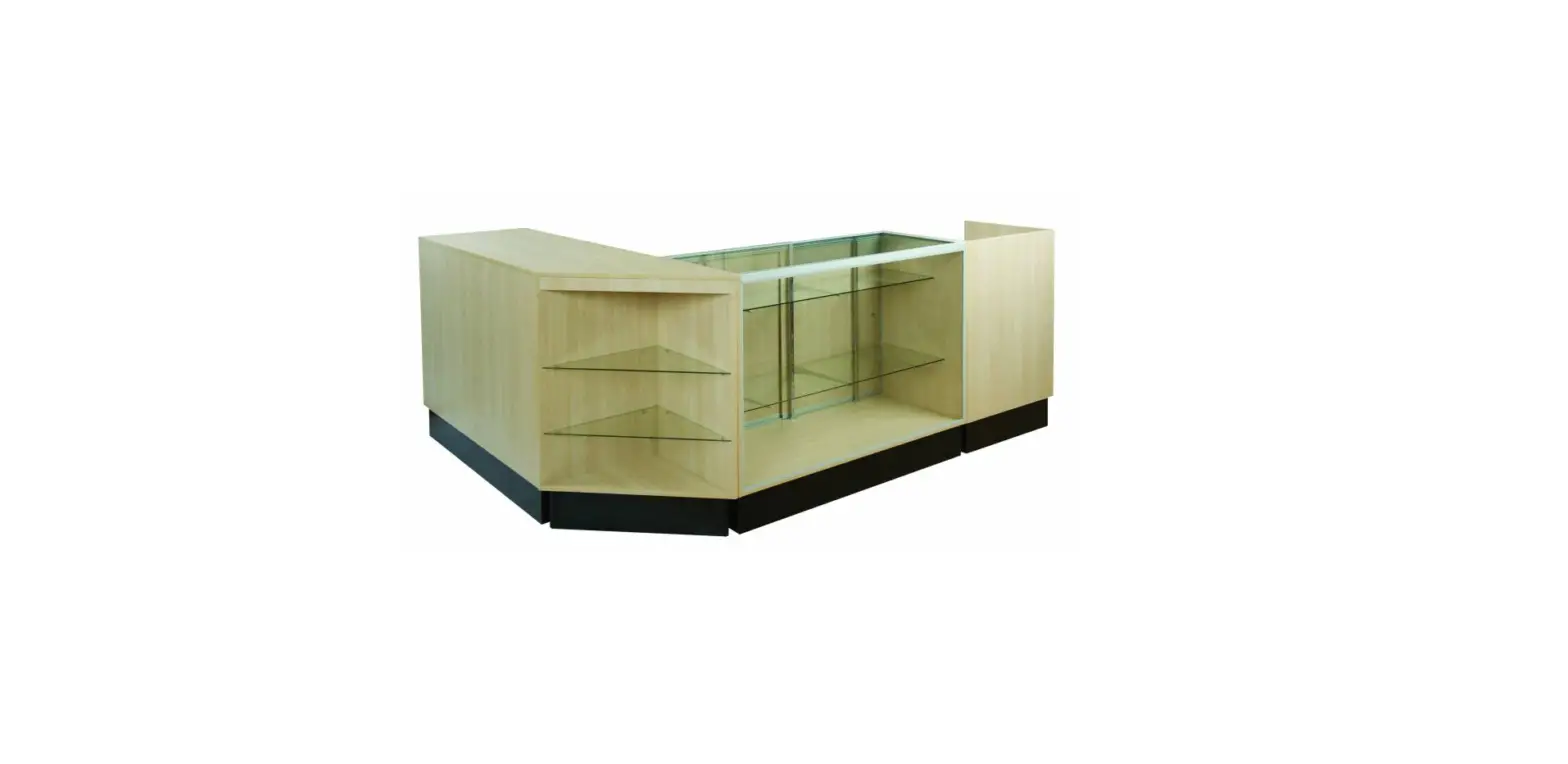 Mobico 0813 Open Corner Display Case Melamine Instructions