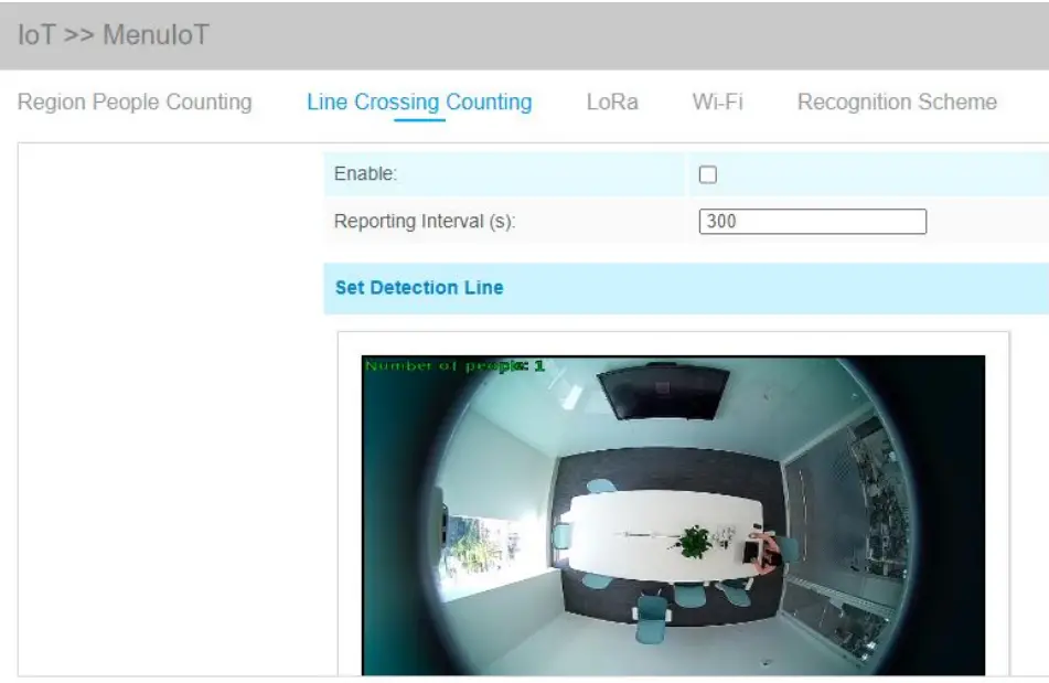 Milesight VS121 Workplace LoRaWAN Sensor - Line Crossing Counting