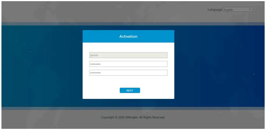 Milesight VS121 Workplace LoRaWAN Sensor - Password must