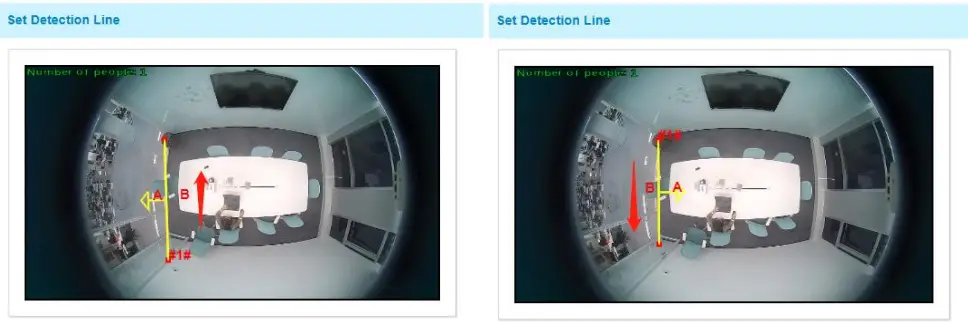 Milesight VS121 Workplace LoRaWAN Sensor - drawing direction