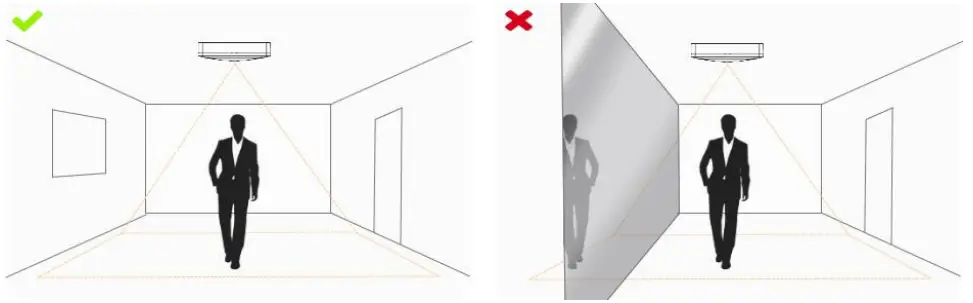 Milesight VS121 Workplace LoRaWAN Sensor - mirror or avoid
