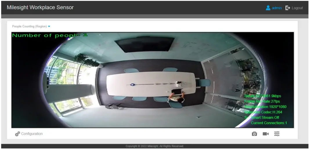 Milesight VS121 Workplace LoRaWAN Sensor - successfully
