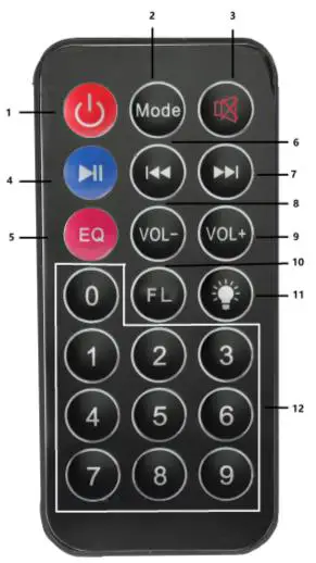 gorock-altavoz-trolley-gr-tr162 - REMOTE CONTROL