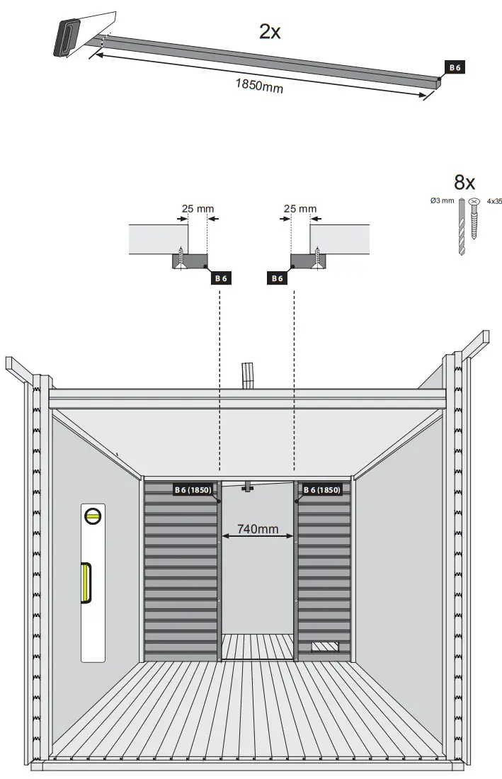 Karibu 16948 Simon 3 Saunahaus - fig 20