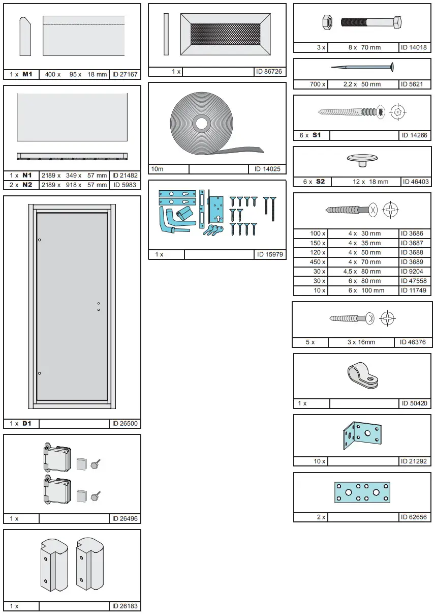 Karibu 16948 Simon 3 Saunahaus - fig1