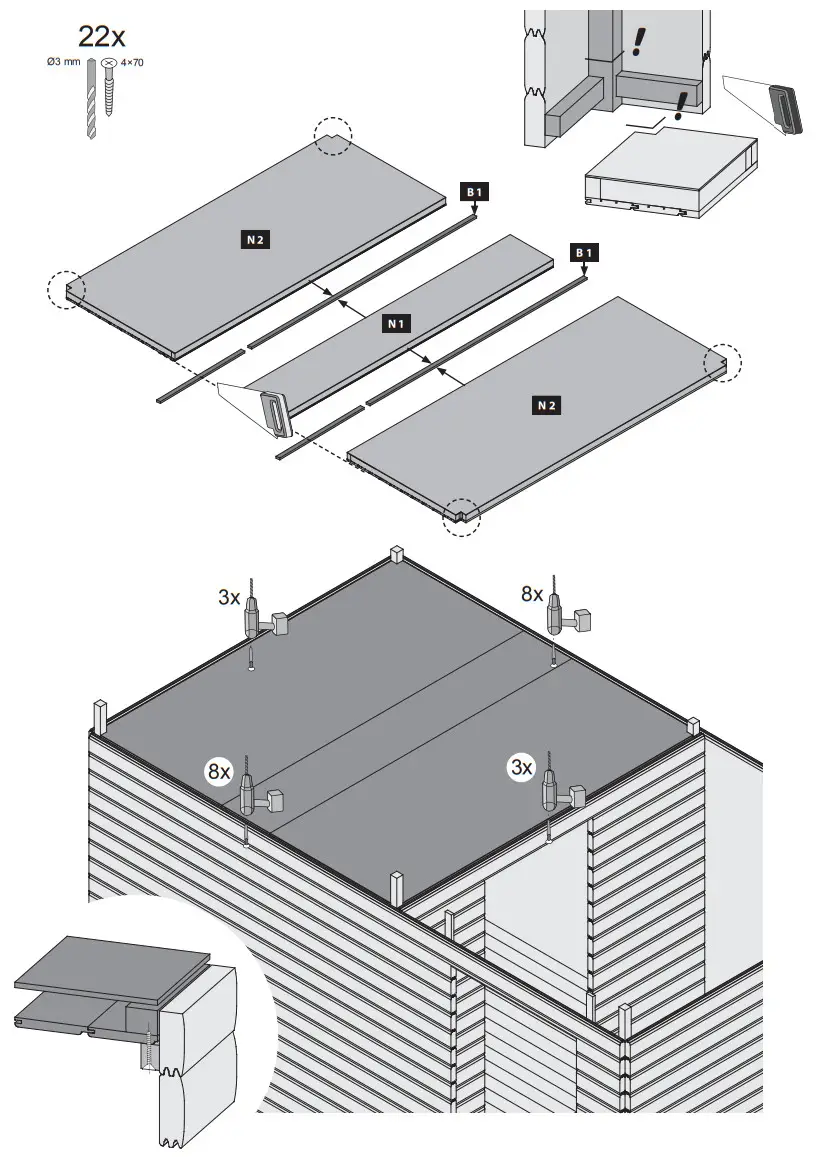 Karibu 16948 Simon 3 Saunahaus - fig15