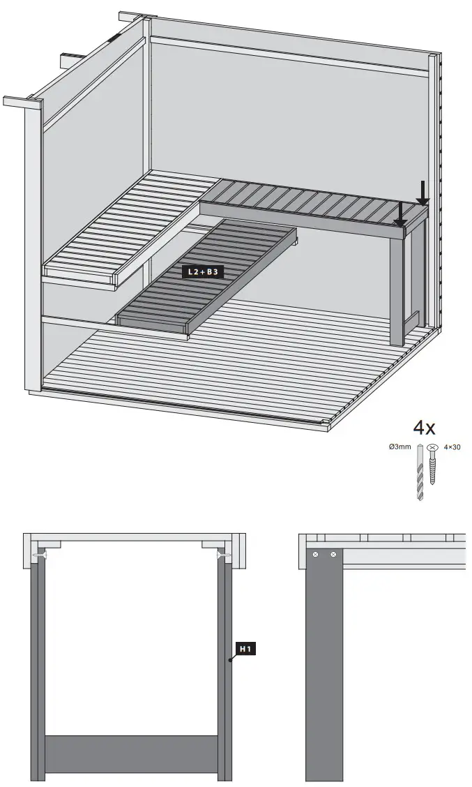 Karibu 16948 Simon 3 Saunahaus - fig25
