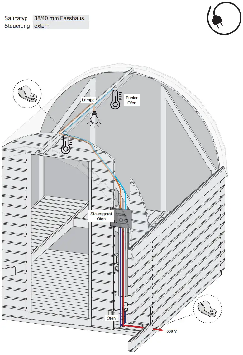 Karibu 16948 Simon 3 Saunahaus - fig27