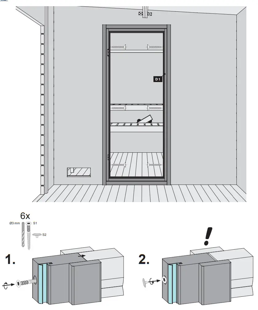 Karibu 16948 Simon 3 Saunahaus - fig35