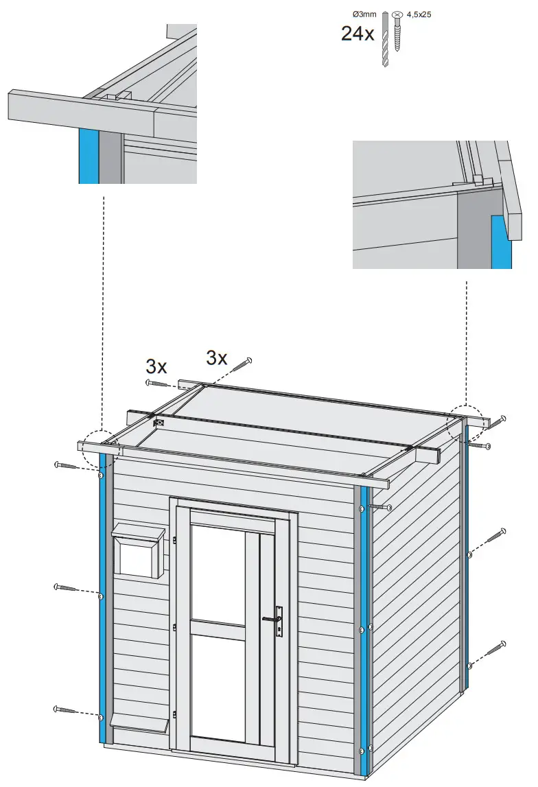 Karibu 16948 Simon 3 Saunahaus - fig47