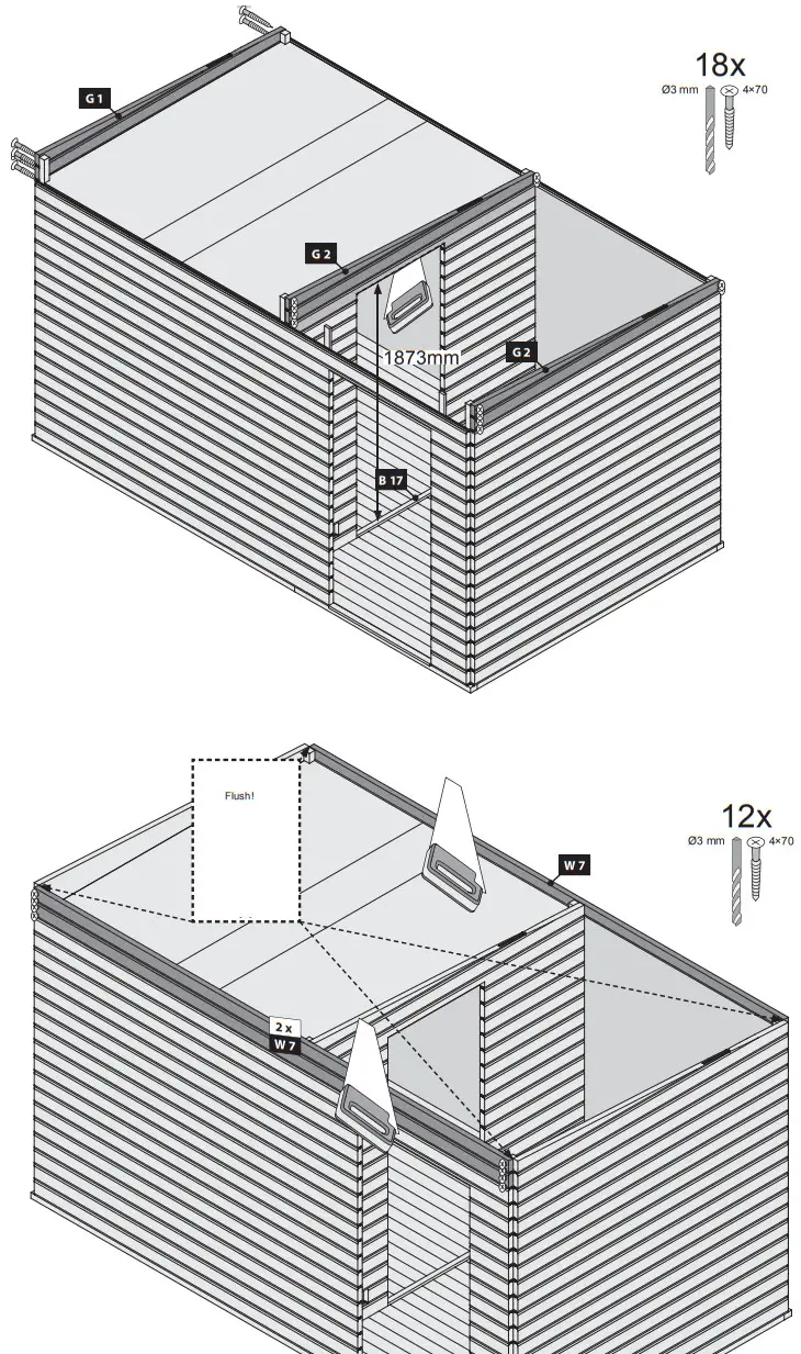 Karibu 16948 Simon 3 Saunahaus - fig57