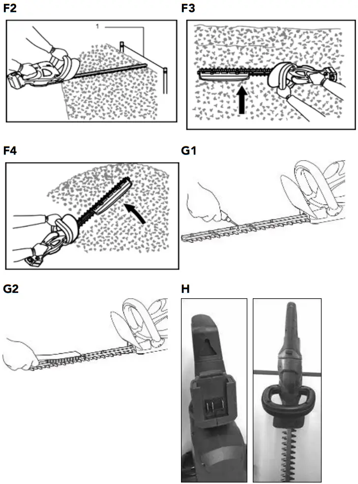 alza Tools AT CHT20V Cordless Hedge Trimmer - Figure 2