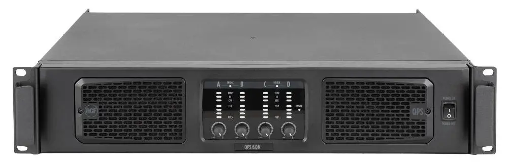 RCF QPS 6.0K Four Channel Power Amplifiers