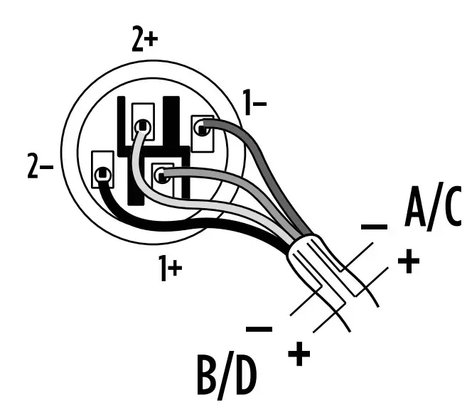 SPEAKON CONNECTORS WIRING