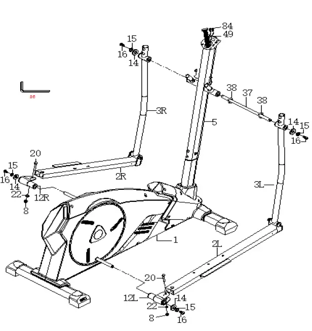 HMS-H6191W-Elliptical-Machine-Cross-Trainer-fig-6