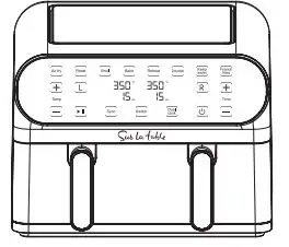 Sur-La-Table-SLT-1805-Single-Or-Double-Basket-Air-Fryer-FIG 1