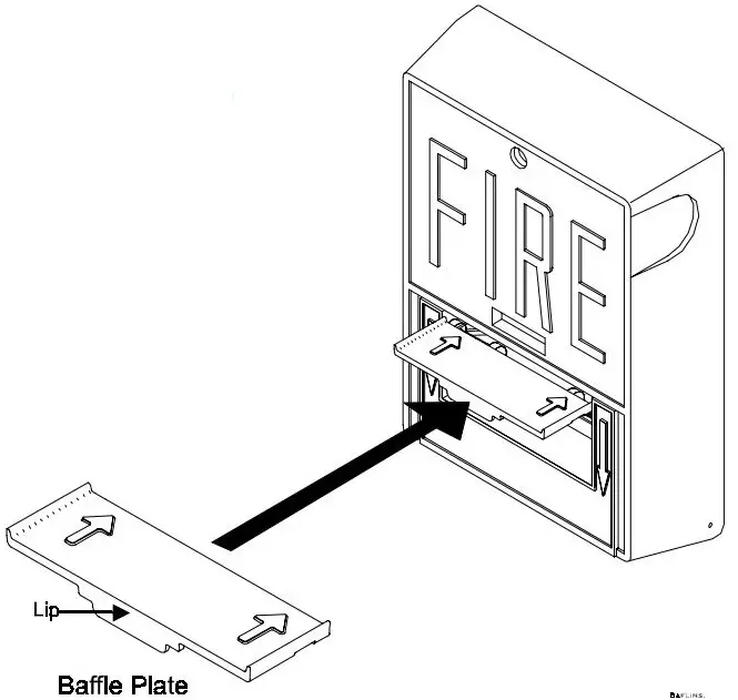 NOTIFIER BG-10 Series Pull Station Baffle Plate Instruction Manual - Release the mechanism to its normal position