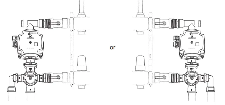 Thermoguard UFH Valve and Manifold orientation options