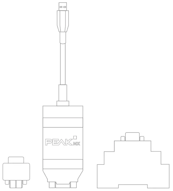 PEAKNX PNX21-10001 USB Connector -