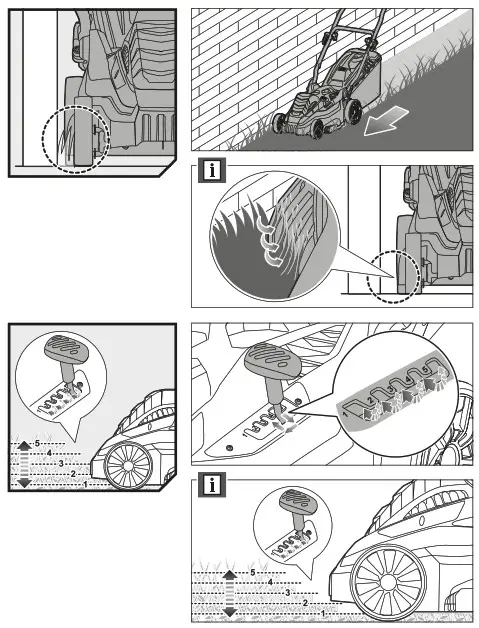 RYOBI RLM18E40H Electric Lawn Mower - Fig10
