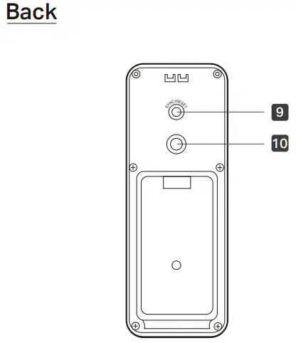 TP Link Tapo Video Doorbell Camera Kit D230 - Back