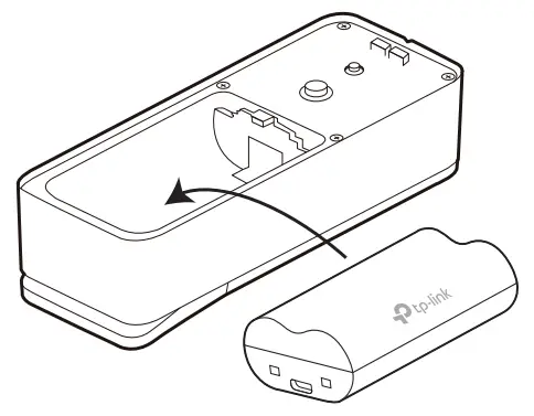 TP Link Tapo Video Doorbell Camera Kit D230 - charged battery