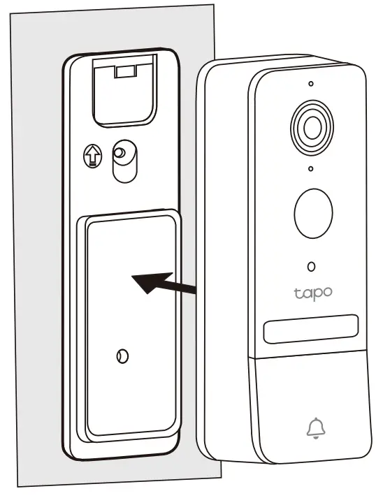 TP Link Tapo Video Doorbell Camera Kit D230 - doorbell 1