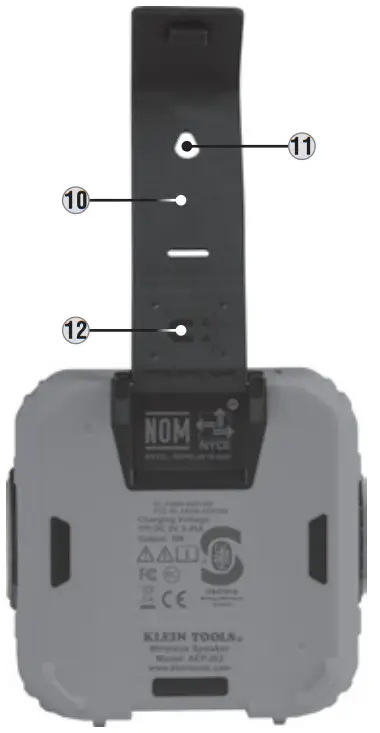 KLEIN TOOLS AEPJS2 Bluetooth Jobsite Speaker - 4