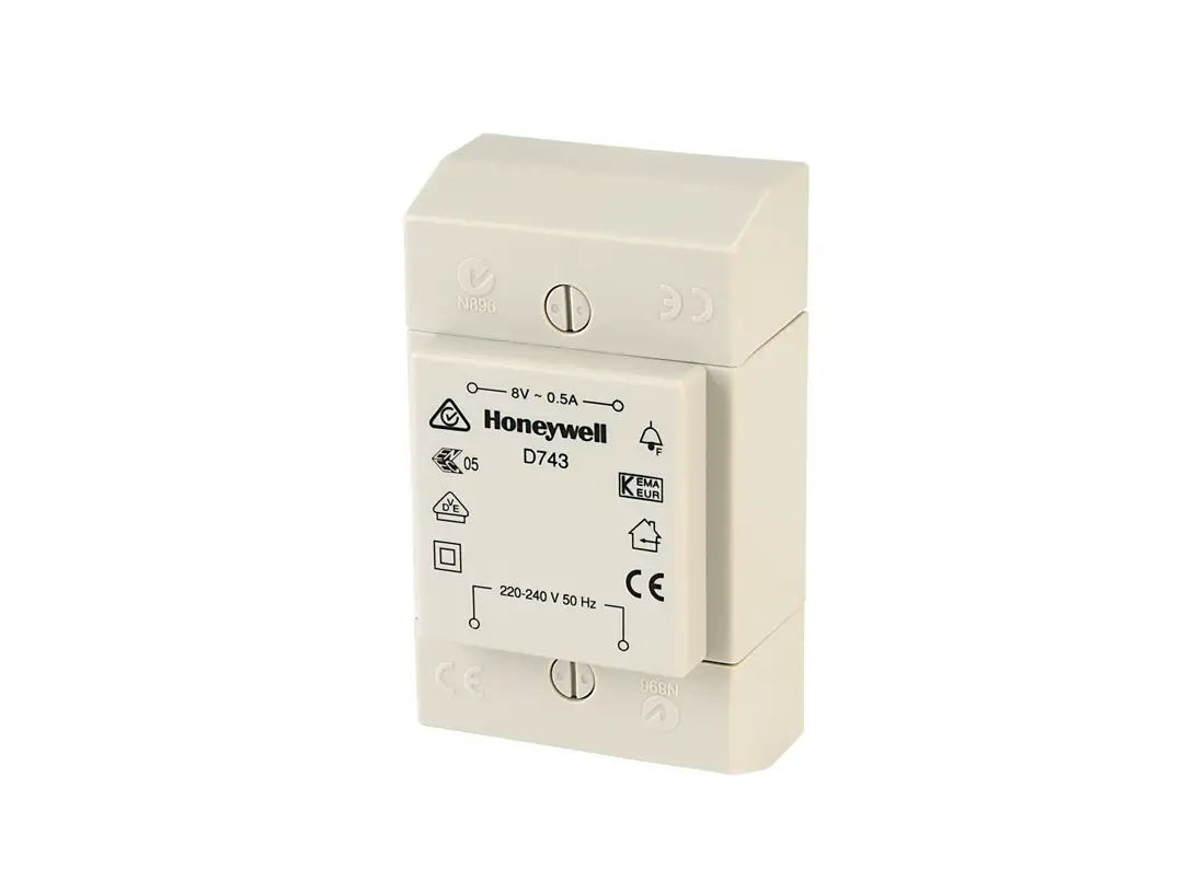 Honeywell 8v 0.5a Transformer D743 User Guide Honeywell 8v 0.5a Transformer D743 User Guide