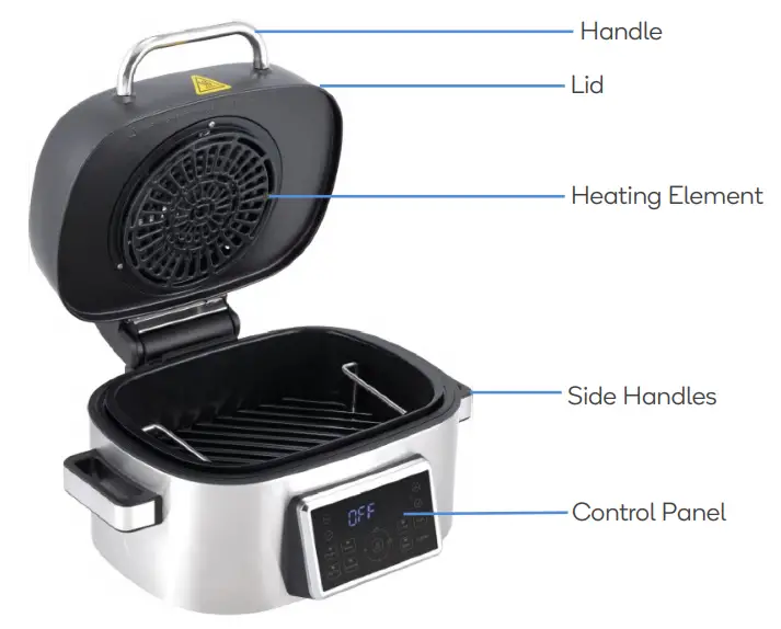 Kogan 7-in-1 Air Fryer & Grill - overview1