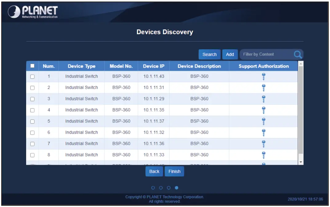 PLANET Renewable Energy Management Controller NMS-360 Deployed Devices Monitored-9